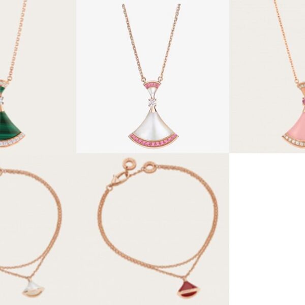 2024 new exquisite green pointed pendant necklace