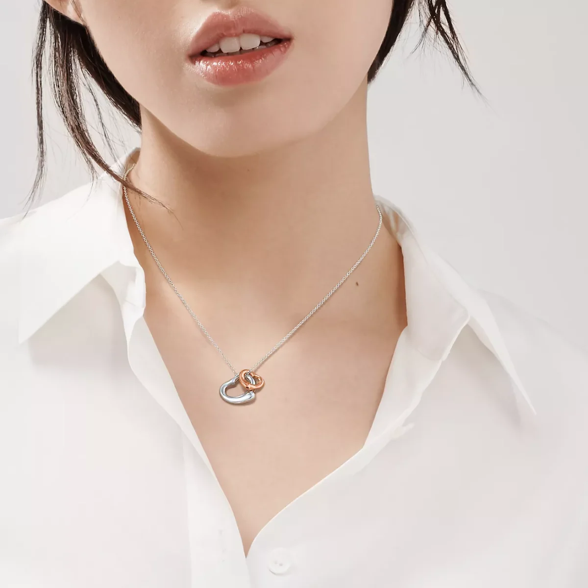YIFFANY Open Heart hollow heart pendant - 图片 4