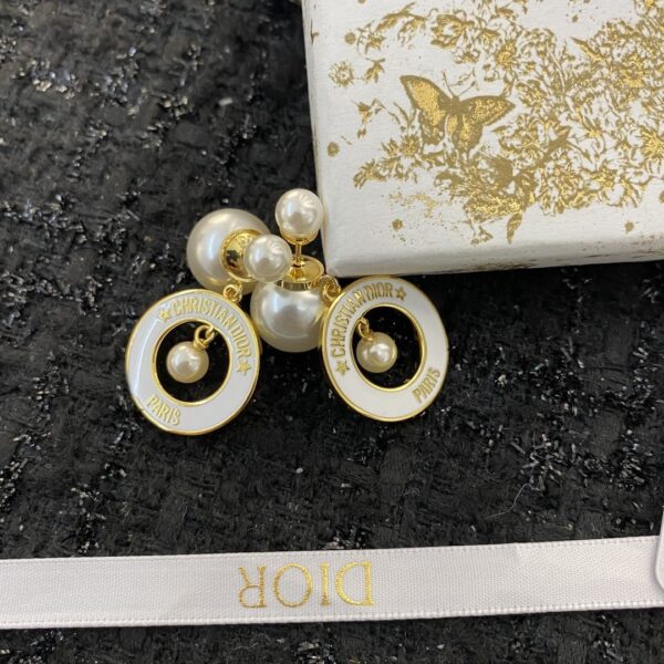Dior letter earrings, same material, new elegant and elegant earrings, best-selling model