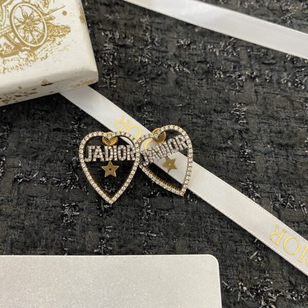 Dior letter earrings, same material, new elegant and elegant earrings, best-selling model