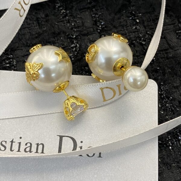 Dior letter earrings, same material, new elegant and elegant earrings, best-selling model