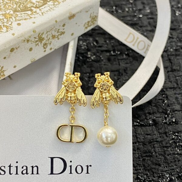 Dior letter earrings, same material, new elegant and elegant earrings, best-selling model