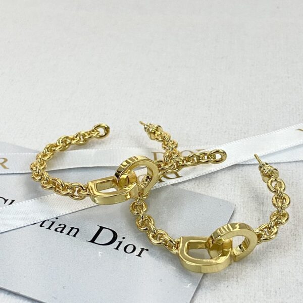 Dior letter earrings, same material, new elegant and elegant earrings, best-selling model