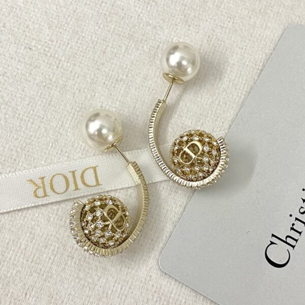 Dior letter earrings, same material, new elegant and elegant earrings, best-selling model