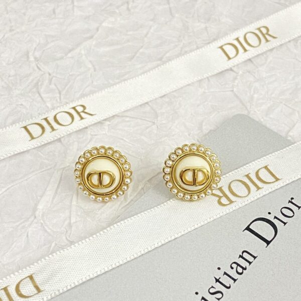 Dior letter earrings, same material, new elegant and elegant earrings, best-selling model