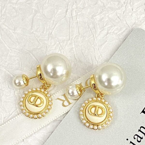Dior letter earrings, same material, new elegant and elegant earrings, best-selling model