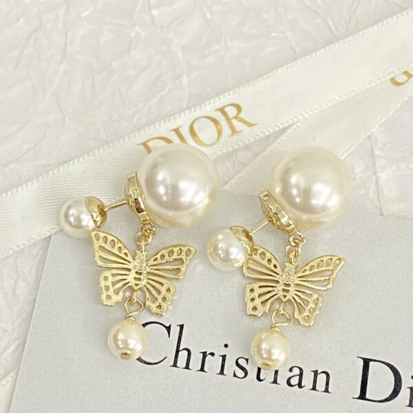 Dior letter earrings, same material, new elegant and elegant earrings, best-selling model
