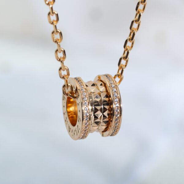 BV Spiral Edge Diamond Necklace (CNC Technology) BVNT40