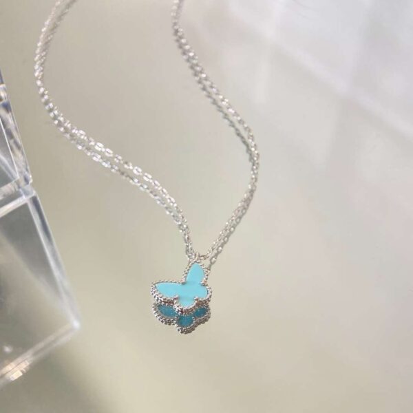Mini Turquoise Butterfly Necklace