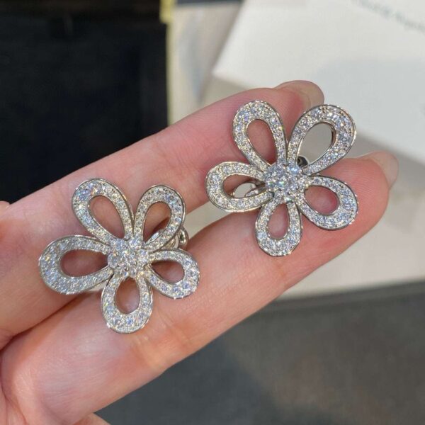 Classic Large Flower Earrings