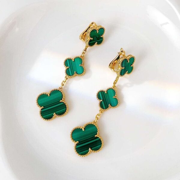 Three Flower Earrings