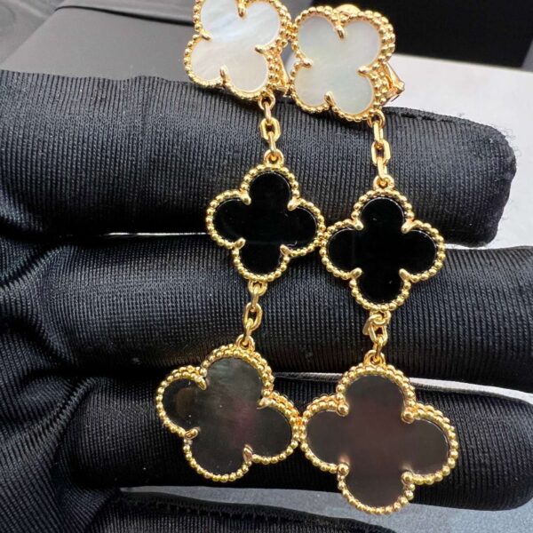 Three Flower Earrings