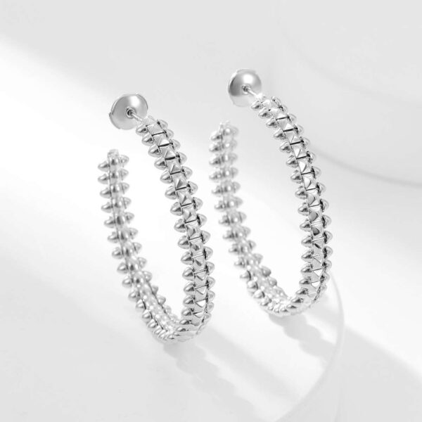 CLASH series large earrings