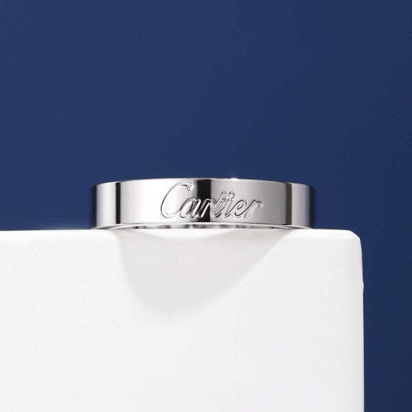 Cartie letter-shaped ring, 4mm