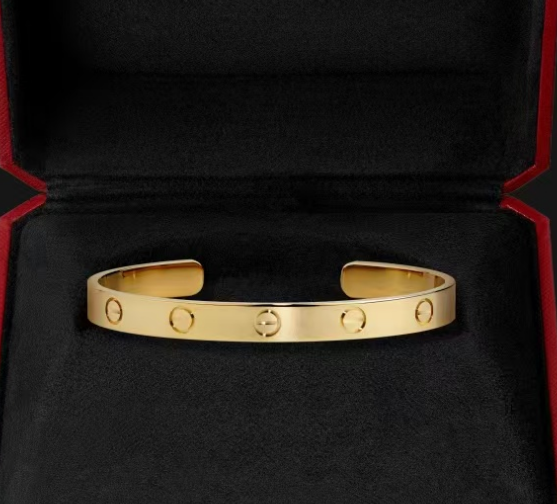 Love wide-opening diamond-free bracelet