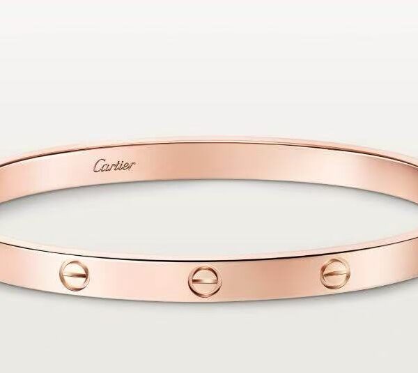 Love brand, new version single-opening bracelet with a width of 4.8mm and no diamond setting.