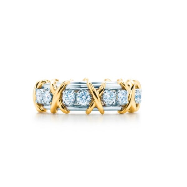 16-carat cross-shaped ring