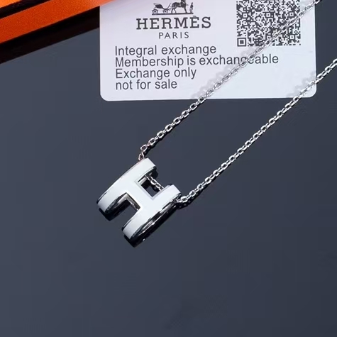 Classic pop H Flange Colorful Necklace